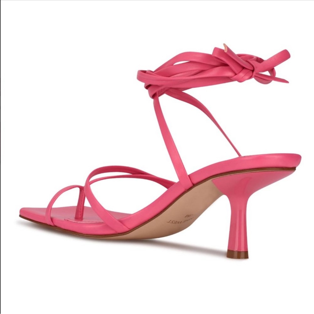 Nine West Pina Ankle Wrap Heeled Sandals